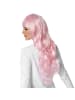 tectake Langhaarperücke mit schön fallenden Locken, rosa