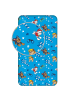 Paw Patrol Paw Patrol Spannbettlaken 100 % Baumwolle, für Matratzen 90×200 cm in Blau