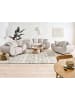 Beliani 3-tlg Sitzgruppe RINGEL in Beige/Braun