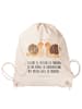 Mr. & Mrs. Panda Gym Bag Schnecken Liebe mit Spruch in Creme