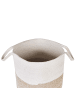 Beliani 2er-Set Korb PAZHA in Beige/Weiß