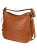 Florence Florence Schultertasche Leder tan, mittelbraun ca. 38cm