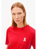armedangels T-Shirt Iconic A Tarjaa in rot weiß