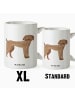 Mr. & Mrs. Panda XL Tasse Hund Dogge ohne Spruch in Weiß