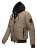 STONE HARBOUR Bomberjacke Hoobo in Stone Brown