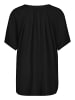 Eight2Nine Leichte Bluse mit V-Ausschnitt und Raffung Detail in Schwarz