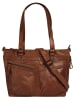 SPIKES & SPARROW Shopper echt Leder in cognac