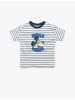KOTON TSHIRT SS in Ekru Gestreift