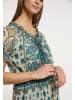 usha FESTIVAL Damen Maxikleid Mit Allover-Print in Blau Mehrfarbig