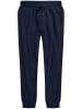 Men Plus Lange Sweathose in navy blau