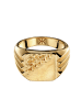 KUZZOI Ring 925 Sterling Silber in Gold gravierbar