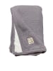 Kaiser Naturfellprodukte Babydecke Strick Winter dark grey