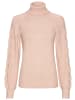 Laura Scott Ajourpullover in rosa-melange