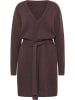 VINAJA Women Strick Long Cardigan in Braun