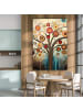 OnlyWow Leinwand Bilder Stilvoller Baum