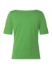 More & More klassisches Basic-Kurzarmshirt in green