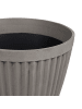 Beliani Outdoor Blumentopf POKA in Grau - (W) 44 x (H) 39 x (L) 44 cm