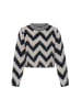 IZIA Sweater in black multicolor