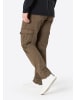 Timezone Cargohose Regular Fit Taschen Baumwolle Reißverschluss in Braun