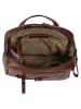 SPIKES & SPARROW Rucksack echt Leder in cognac