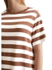 Marc O'Polo DENIM Gestreiftes T-Shirt-Kleid relaxed in Medium Brown
