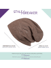 styleBREAKER Beanie Mütze in Grau meliert / Schwarz