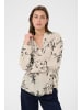 PART TWO Kurzarm-Bluse NatalePW Oversize fit in Dark Navy Botanical Print