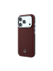 COFI 1453 Mercedes Semi Wrap Wood kompatibel mit iPhone 18 Pro und 17 in Burgunderrot