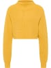 IZIA Damen Strick Pullover in Gelb