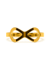 Luxenter Ring Ziko mit 18 Karat  verstellbar Gelbgold-Ziko gold