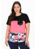 Usha Women Plus Size T-Shirt in multicolor pink