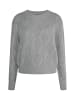 DreiMaster Vintage Strickpullover in Grau Melange