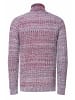 Rusty Neal Schwerer Grobstrick Rollkragen-Pullover in Rot