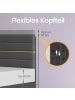 VASAGLE Bettgestell Kacy in Bleigrau - (B)90 x (H)(110-116.5) x (T)202 cm