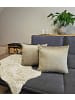 JACK 2er Set Teddy Flausch Kissen 50x50cm in Taupe