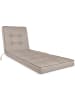 Aspero Garten-Liegenauflage Saragossa in Beige