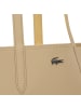 Lacoste Anna Shopper Tasche 34,5 cm in croissant cornsilk