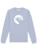 wat? Apparel Sweatshirt Röhrender Hirsch in Serene Blue