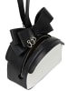 faina Women Handbag in Black White