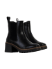 Divine Factory Lederstiefeletten Alénoa Schwarz