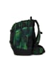 Satch Schulrucksack-Set PACK Seismic Green 2-teilig in Grün/Schwarz