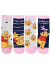 United Labels 4er Pack Winnie Puuh Socken  Sneakersocken in Mehrfarbig