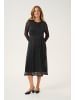 CULTURE Kleid CUshiny Feminine in Black w/ silver lurex