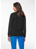 MADELEINE Sweatshirt aus Baumwoll-Stretch in schwarz