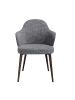 Angel Cerdá Stuhl 4102 in Grau/Braun – (B)60 x (H)83 x (T)63 cm