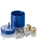 Bestsaller Würfelspiel SUPER SIX Aluminum in Blau in Blau