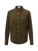 Marie Lund Cordbluse in oliv - 0040