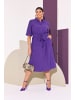 Ulla Popken Hemdblusenkleid in amethyst