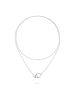 LIEBESKIND BERLIN Halskette The D-Link T-Bar in silber