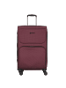Stratic Bendigo Light Plus 4-Rollen Trolley 72 cm Laptopfach in aubergine